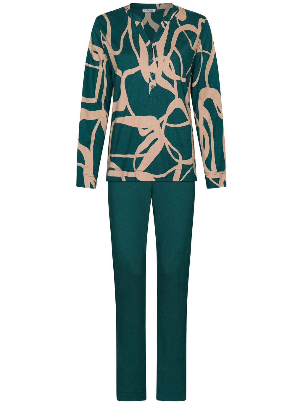 Pyjama's groen Pastunette