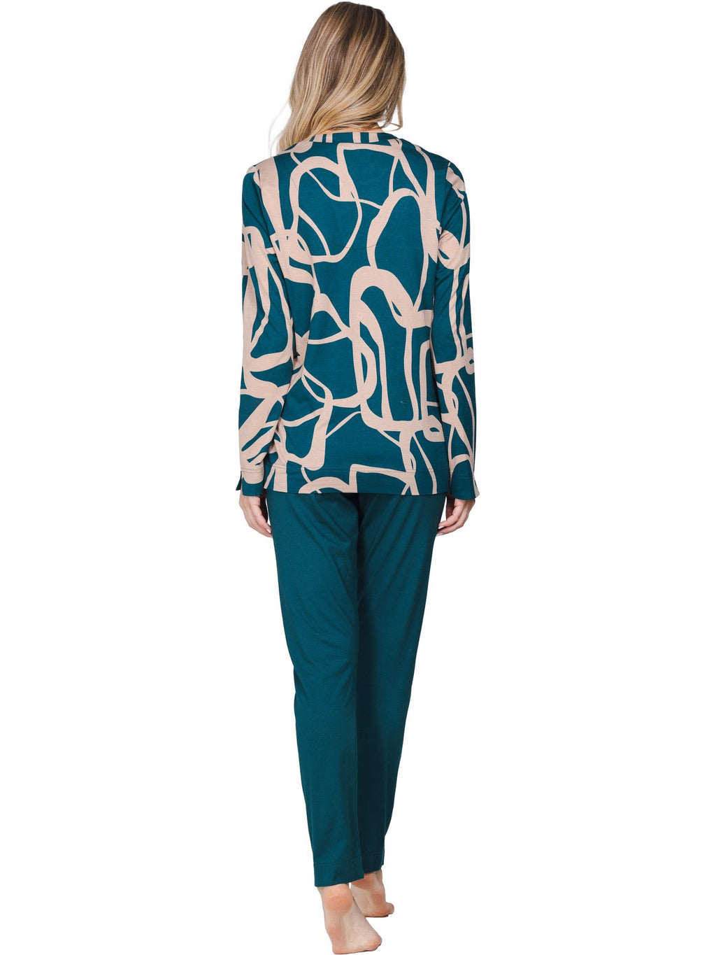 Pyjama's groen Pastunette