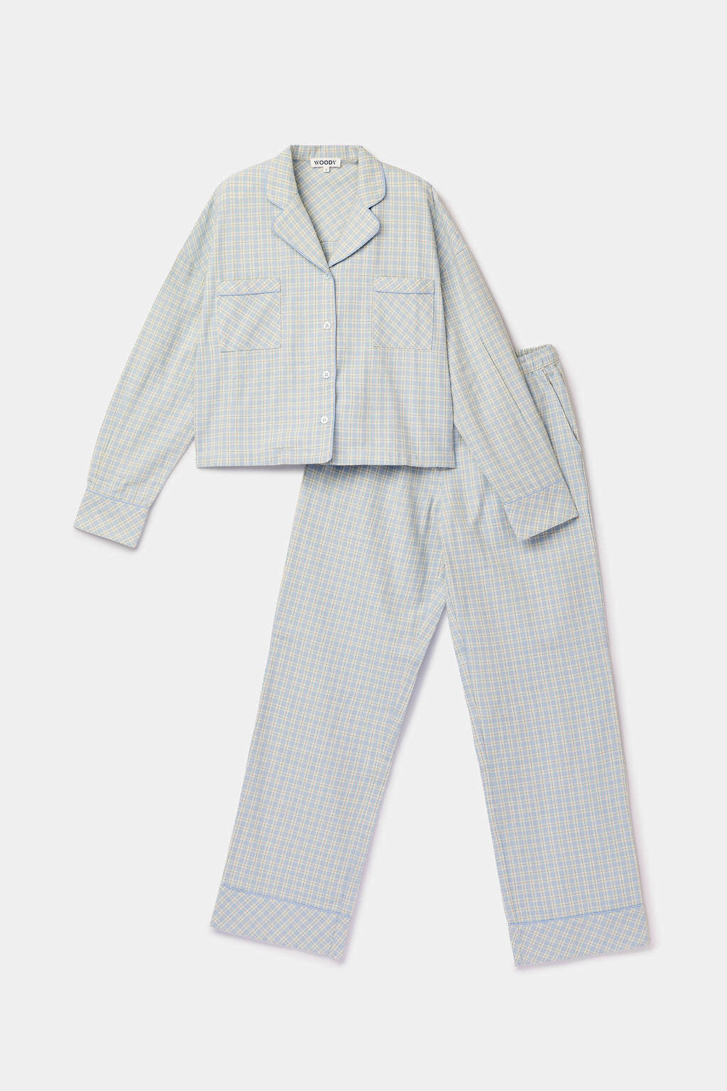 Pyjama's blauw Woody