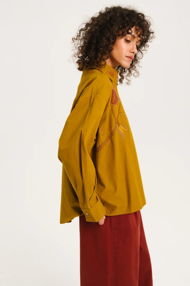 Blouses lange mouw groen Sacrécoeur