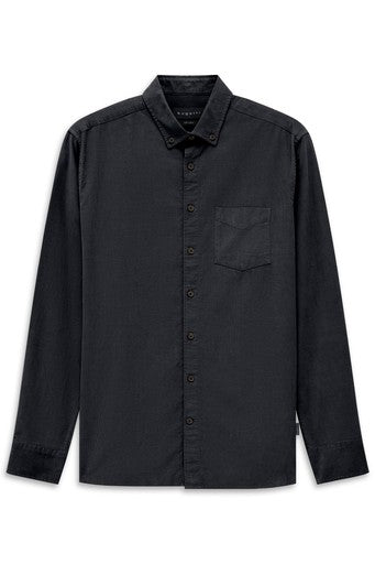 Hemden lange mouw navy Bugatti