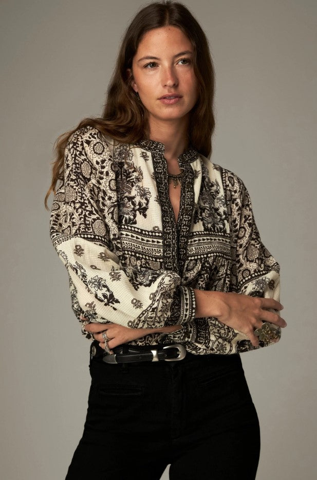 Blouses lange mouw beige MAISON HOTEL
