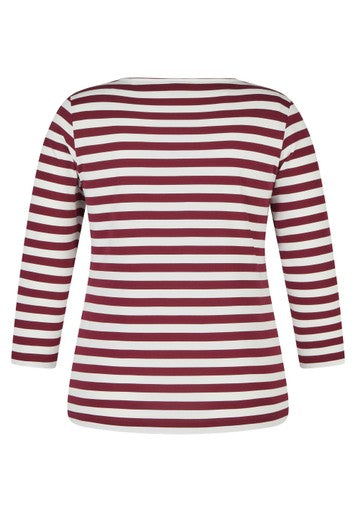 T-shirts lange mouw rood Rabe