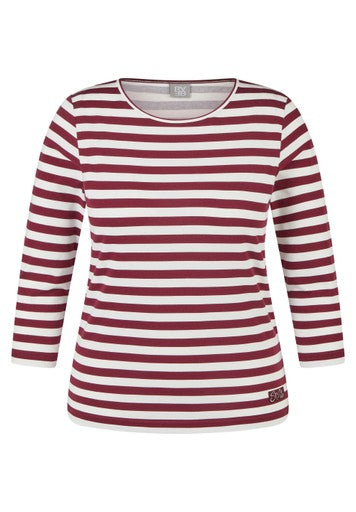 T-shirts lange mouw rood Rabe