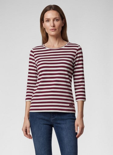 T-shirts lange mouw rood Rabe