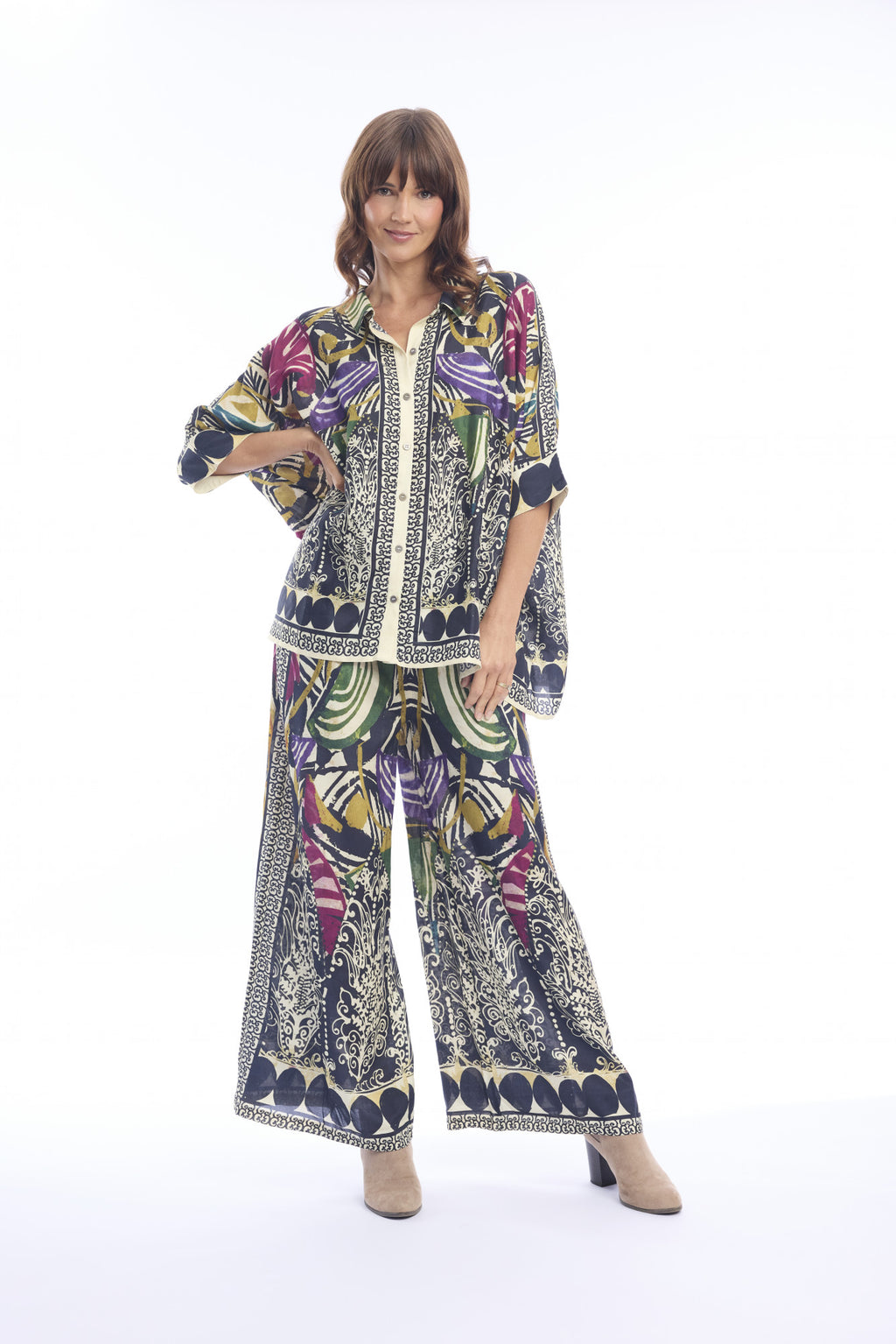 Blouses lange mouw multicolor Escape