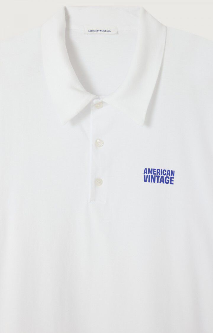 Polo's lange mouw wit www.am-vintage.com
