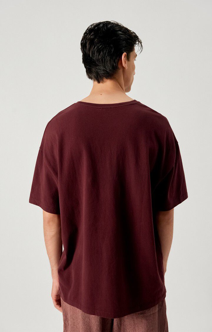 T-shirts korte mouw bordeaux www.am-vintage.com