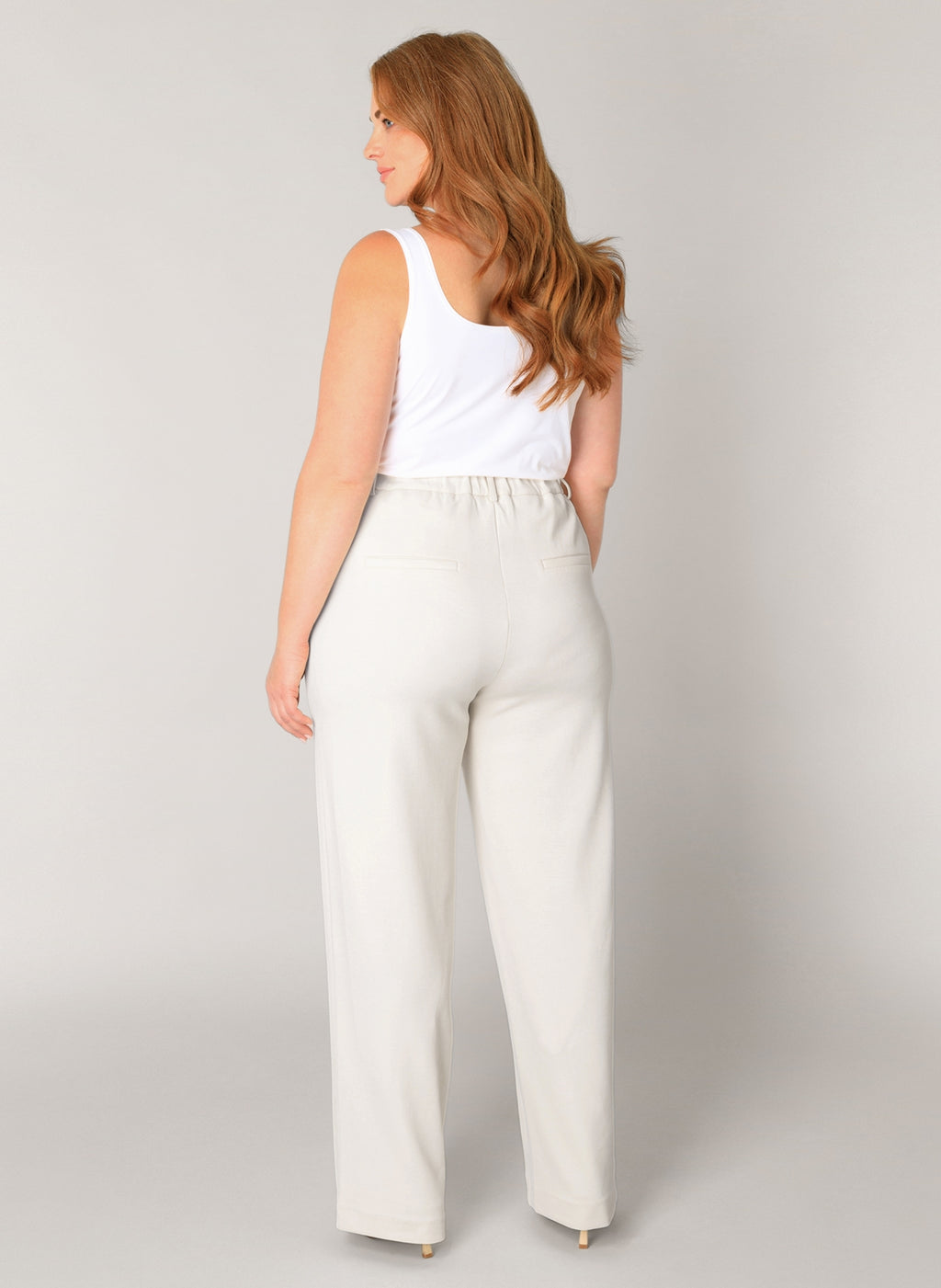 Broeken beige BASE LEVEL CURVY