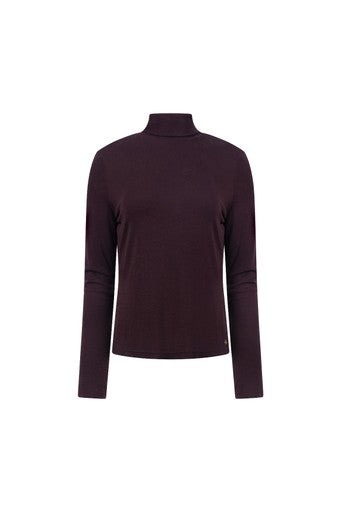 T-shirts lange mouw paars NUKUS