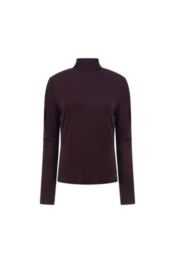 T-shirts lange mouw paars NUKUS