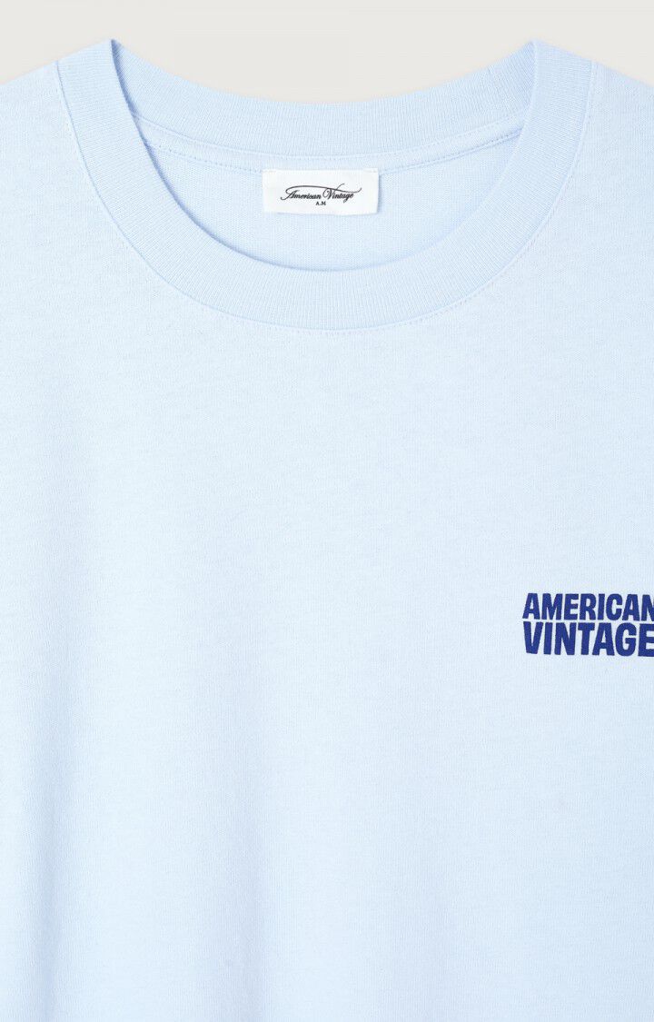 T-shirts korte mouw blauw American Vintage