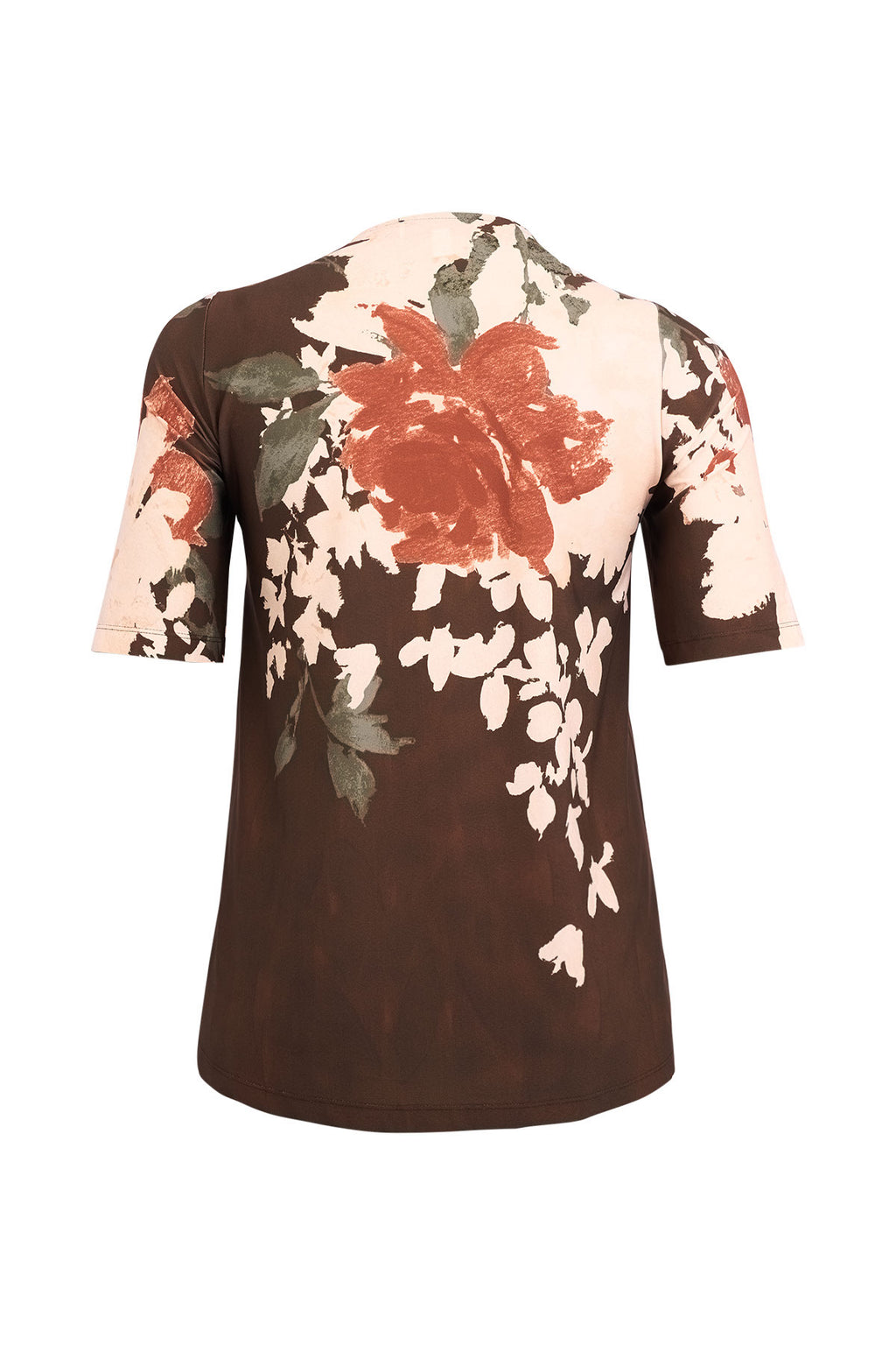 T-shirts korte mouw bruin Yoek