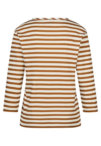 T-shirts lange mouw bruin Rabe