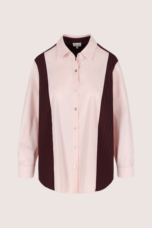 Blouses lange mouw paars Améline