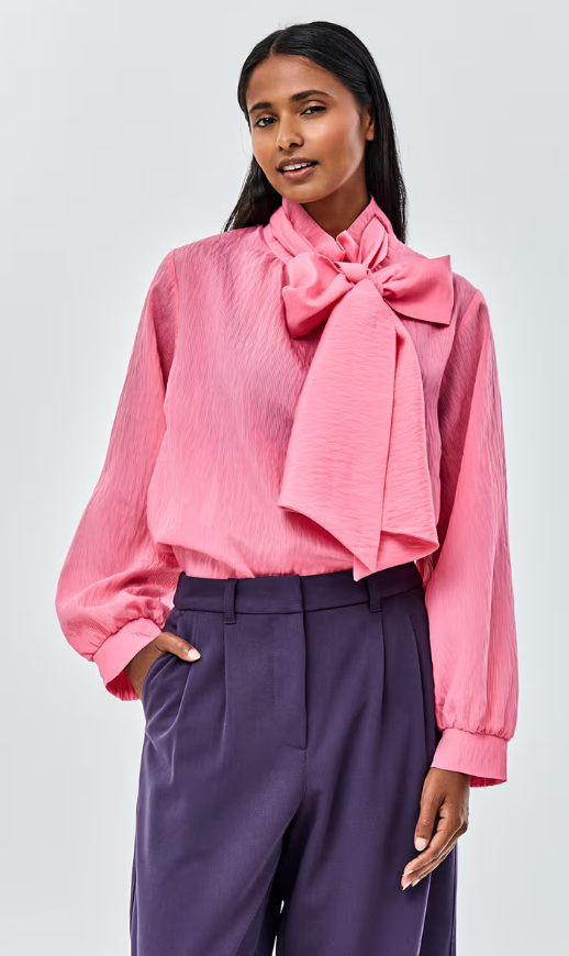 Blouses lange mouw roze CKS