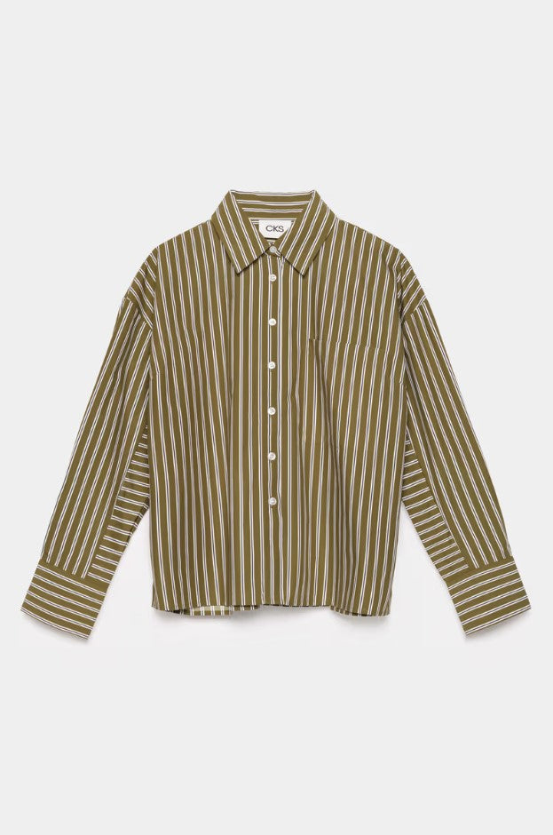 Blouses lange mouw groen CKS