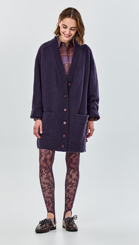 Cardigans blauw CKS
