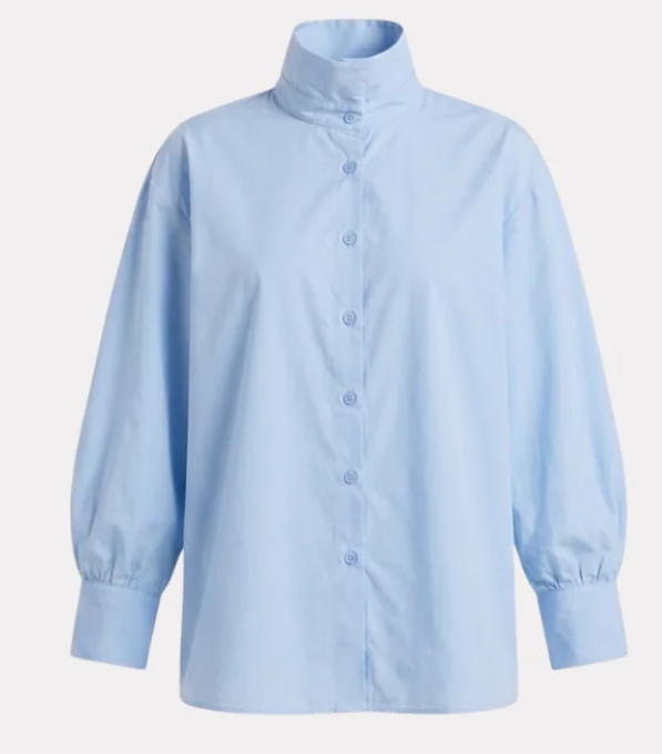 Blouses lange mouw blauw BLACK ROSE