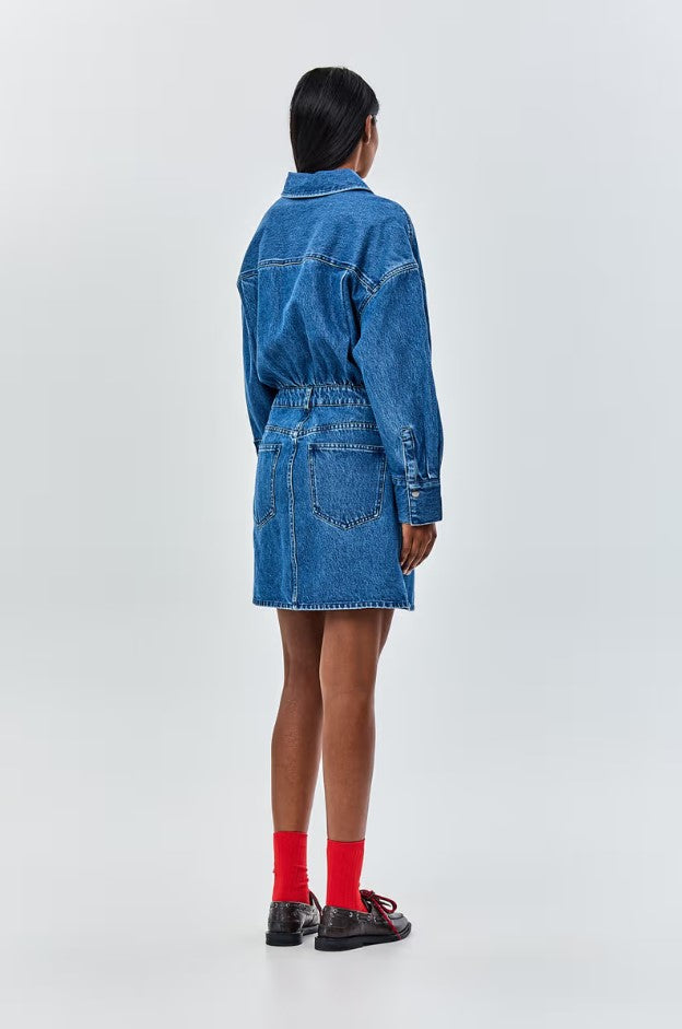 Jurken zonder mouw blauw CKS