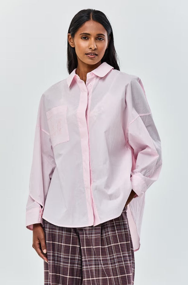 Blouses lange mouw roze CKS
