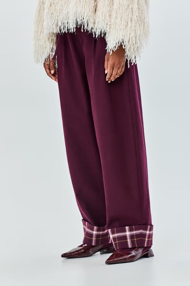 Broeken bordeaux CKS