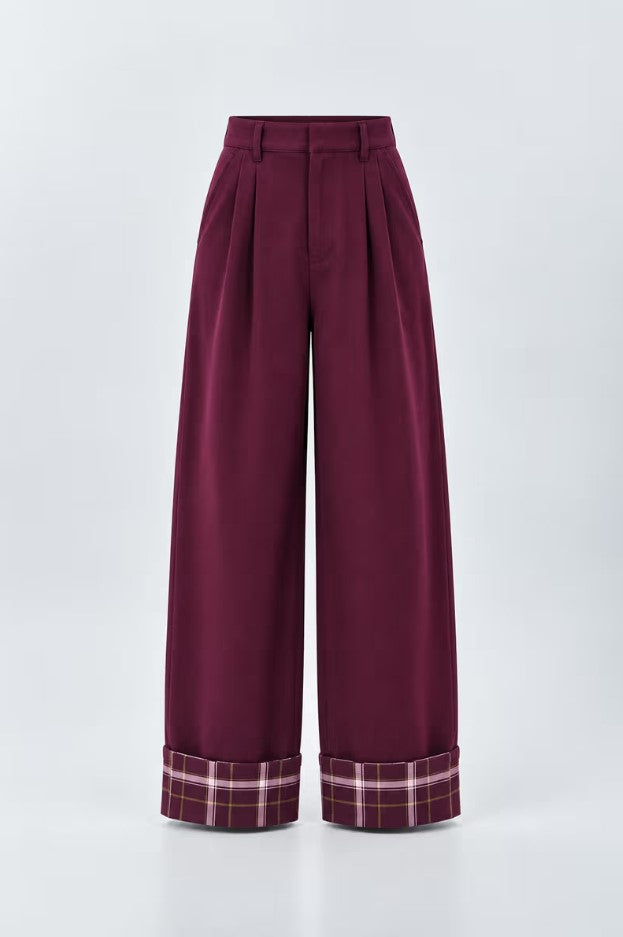 Broeken bordeaux CKS