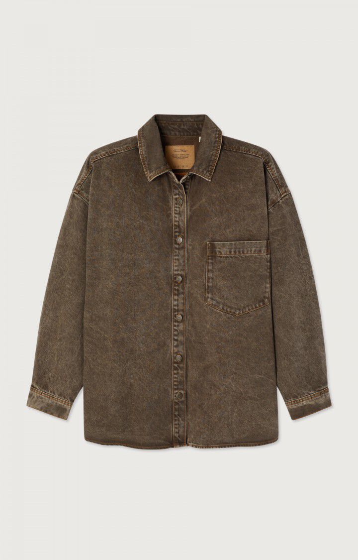 Blouses lange mouw bruin American Vintage