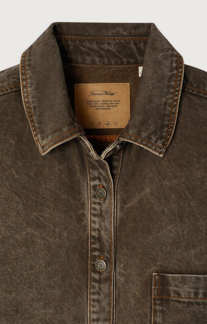 Blouses lange mouw bruin American Vintage