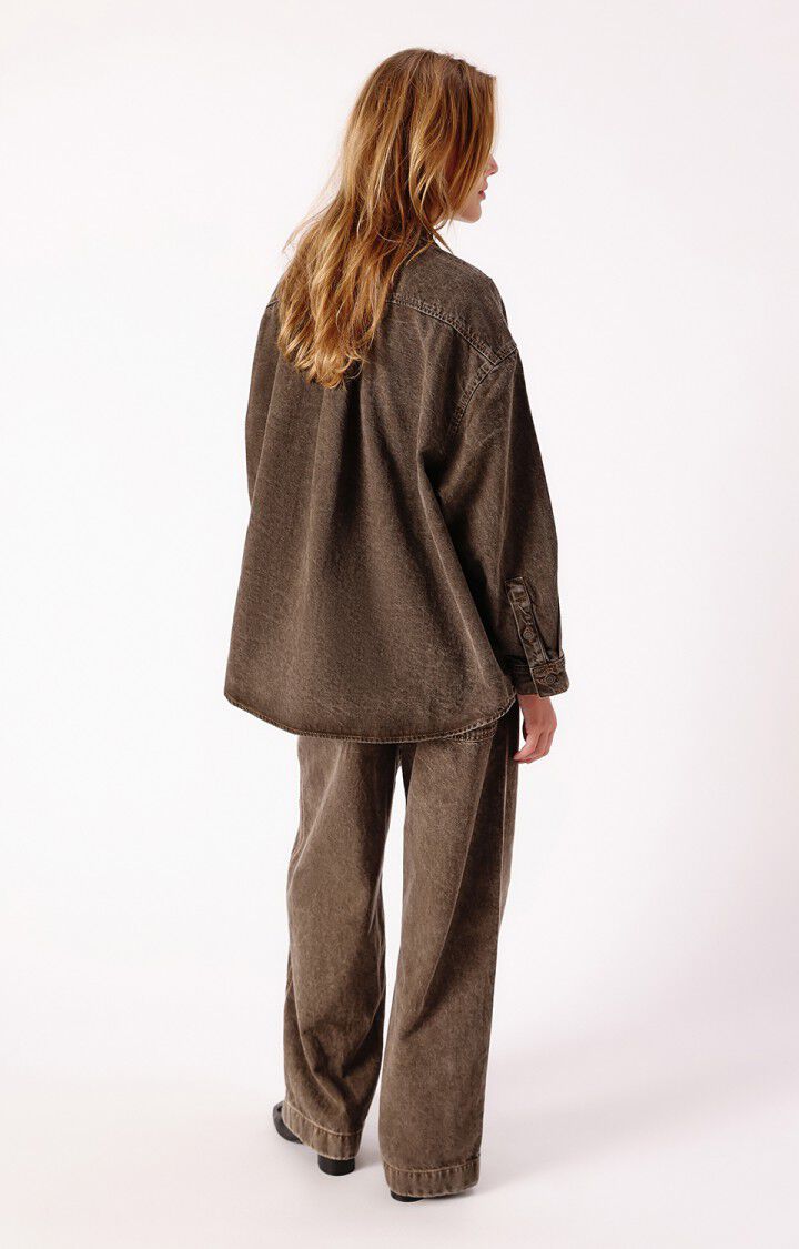 Blouses lange mouw bruin American Vintage