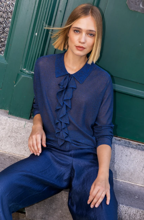Pulls blauw Marie Méro