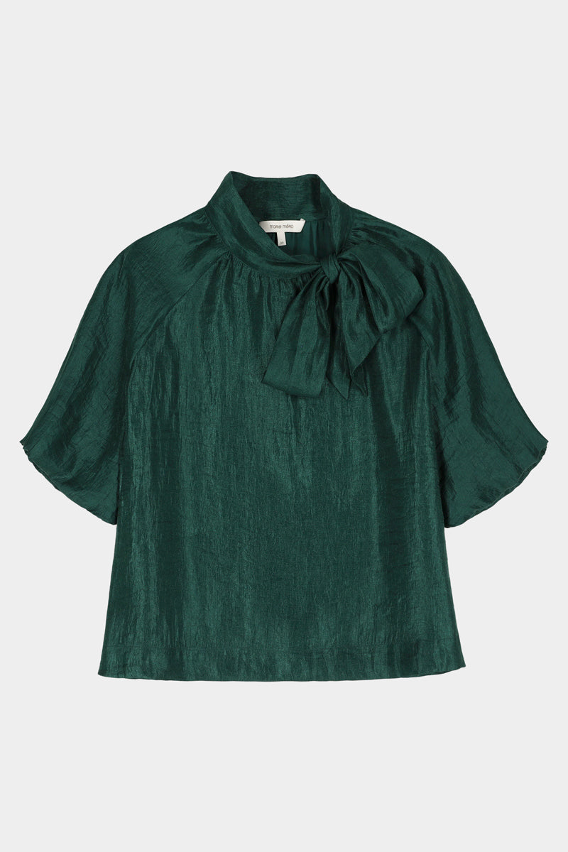 Blouses korte mouw groen Marie Méro