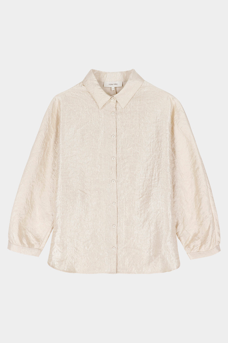 Blouses lange mouw beige Marie Méro