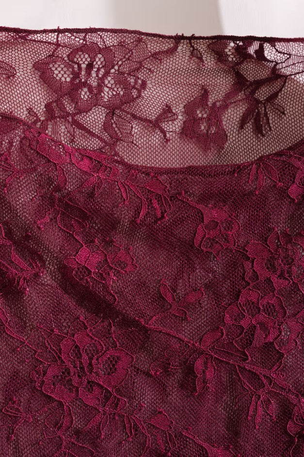T-shirts lange mouw bordeaux CKS