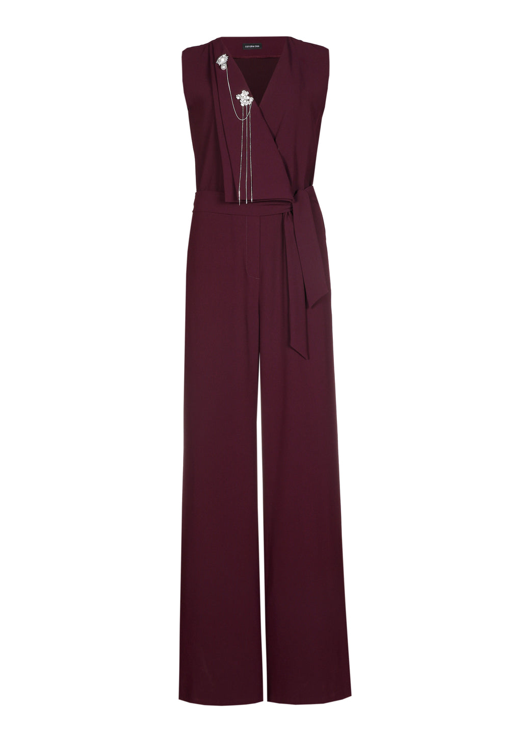 Jumpsuits korte mouw oranje Caroline Biss