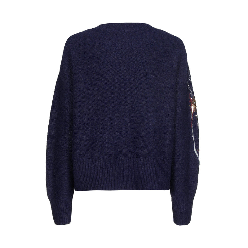 Pulls blauw Caroline Biss