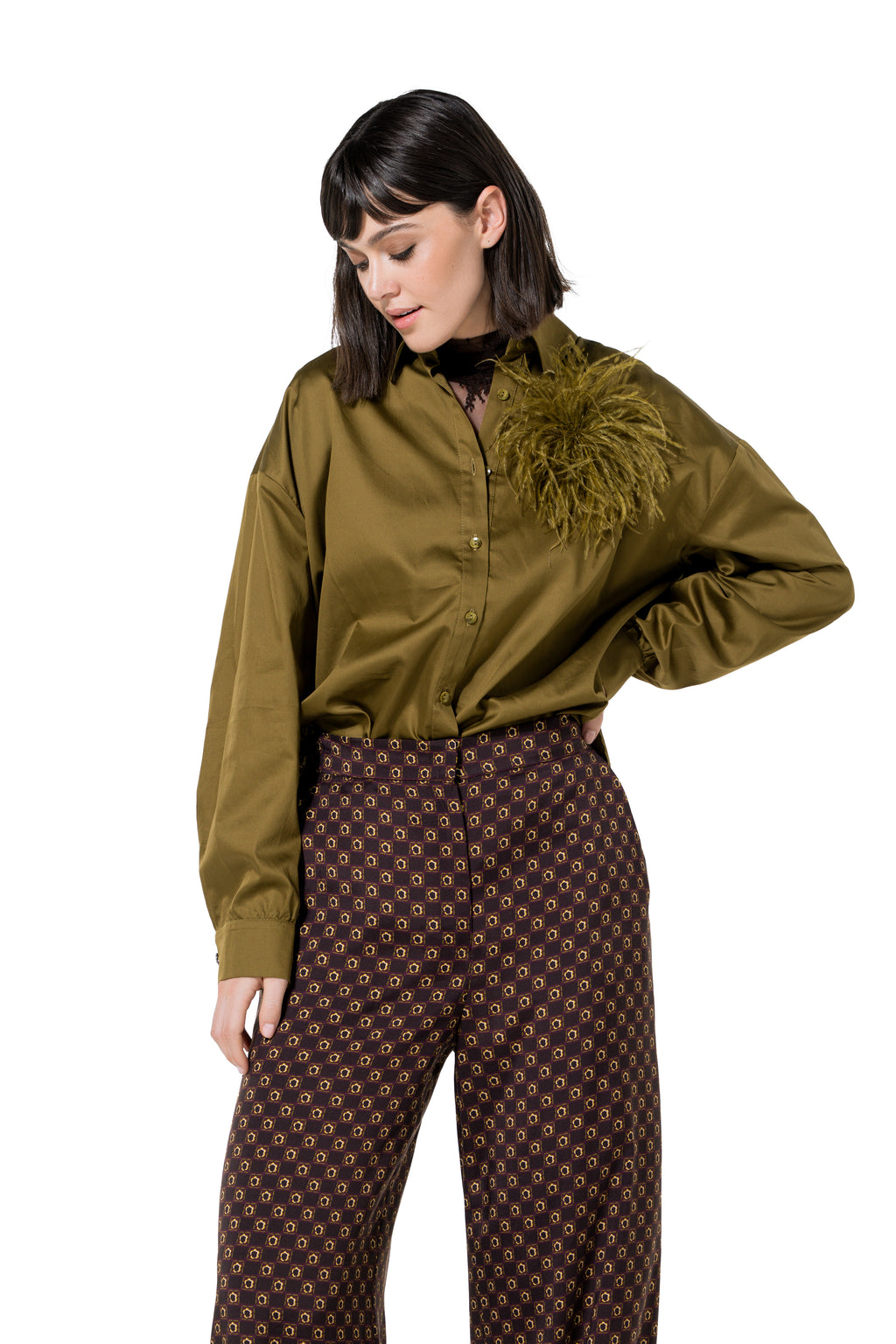 Tops groen Caroline Biss