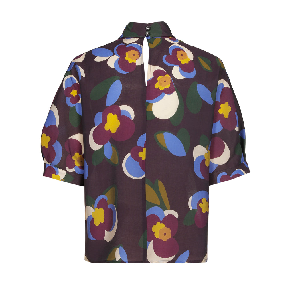 Blouses korte mouw multicolor Caroline Biss