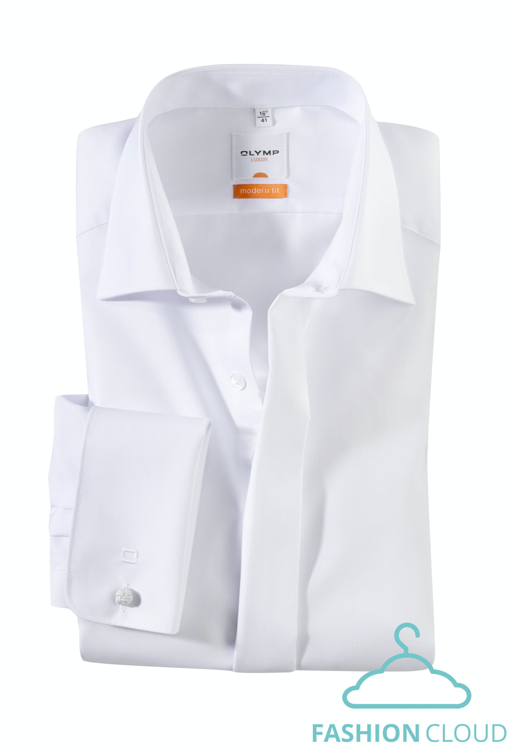 Smokinghemden wit OLYMP