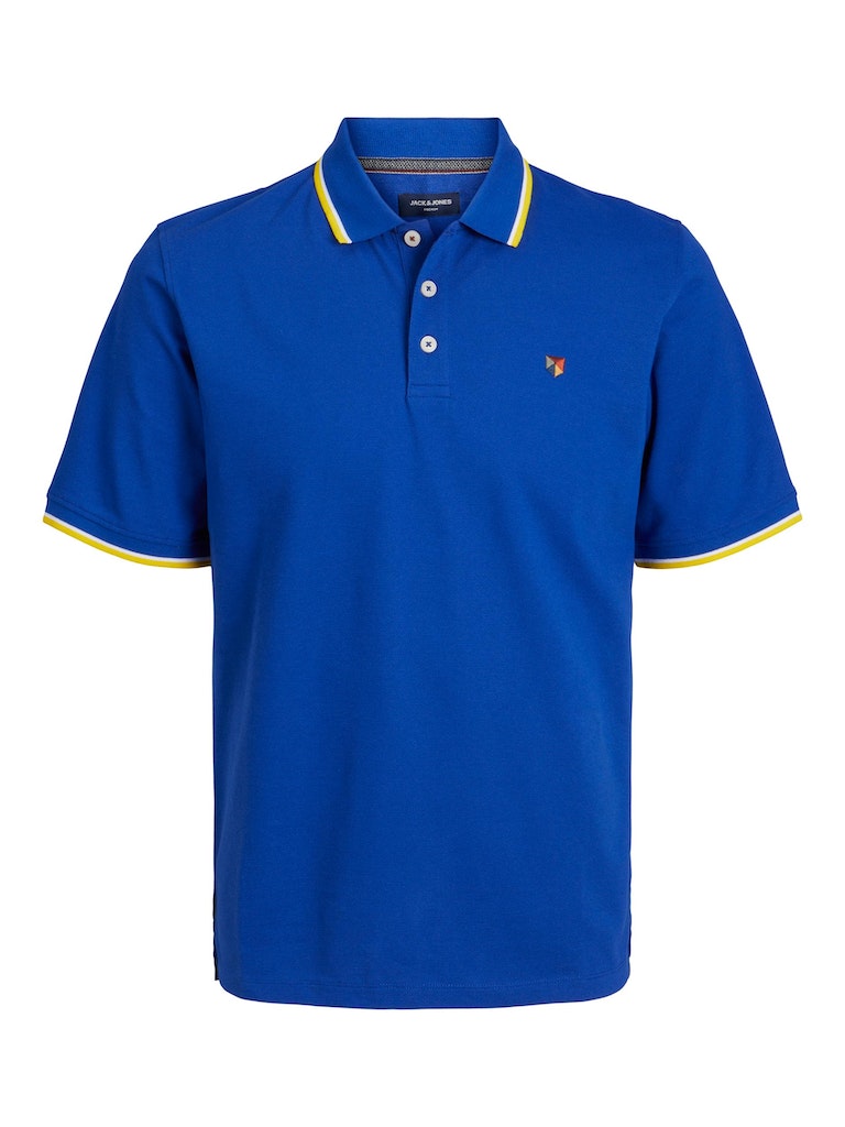 Polo's korte mouw blauw JACK & JONES