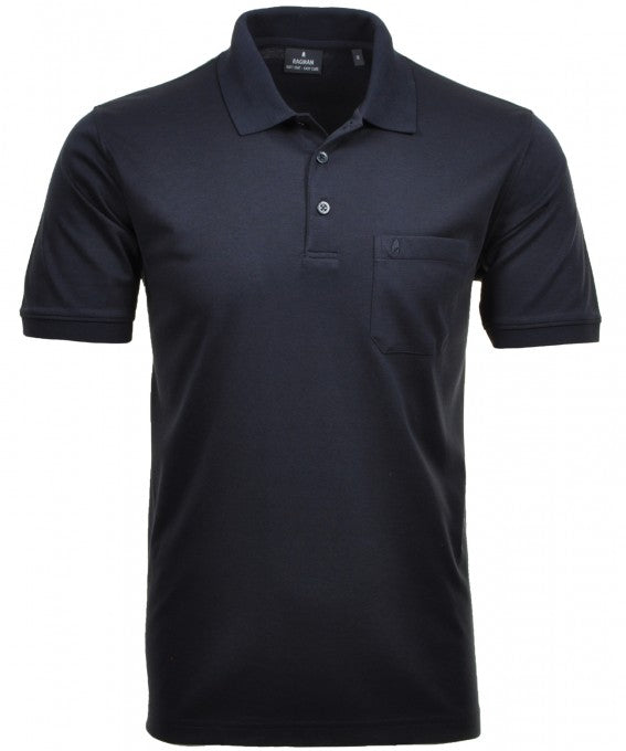 Polo's korte mouw navy Ragman