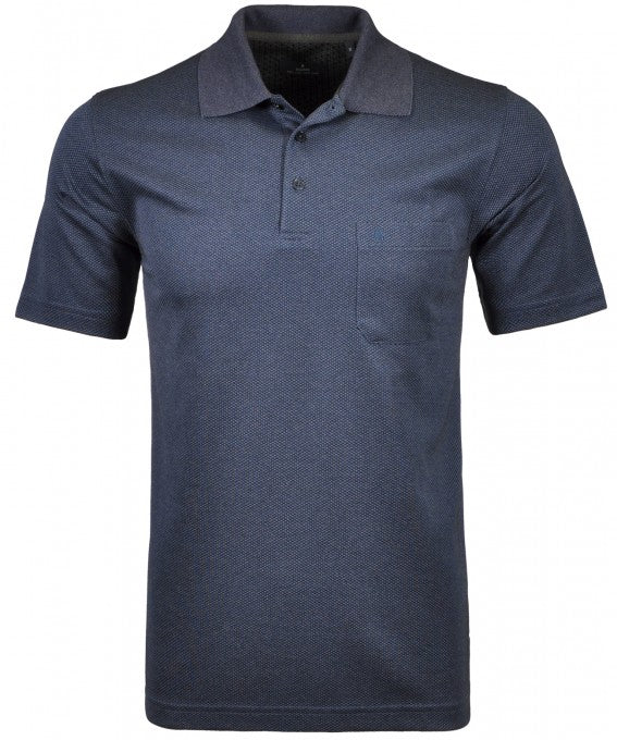 Polo's korte mouw navy Ragman