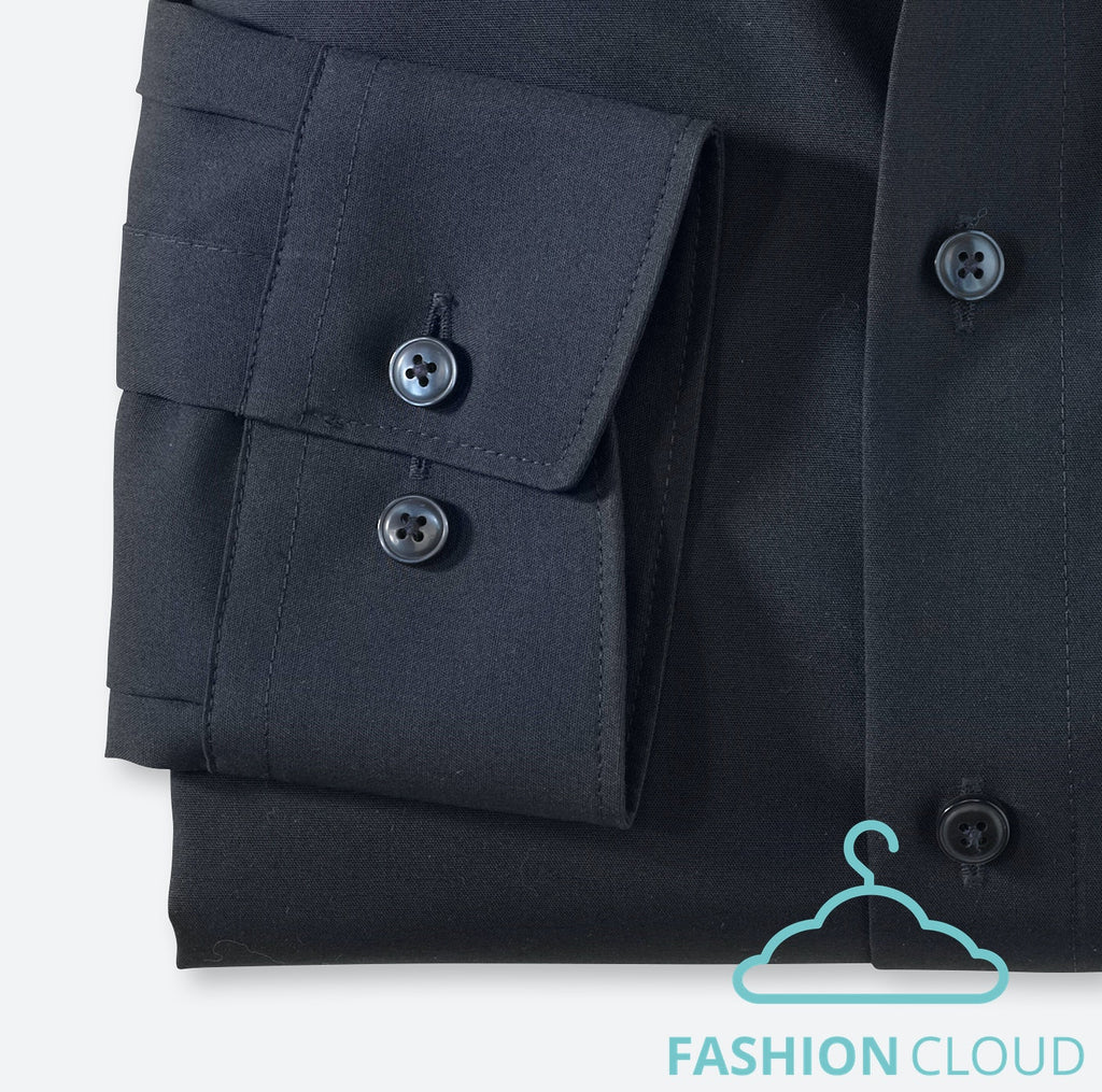 Hemden lange mouw navy OLYMP