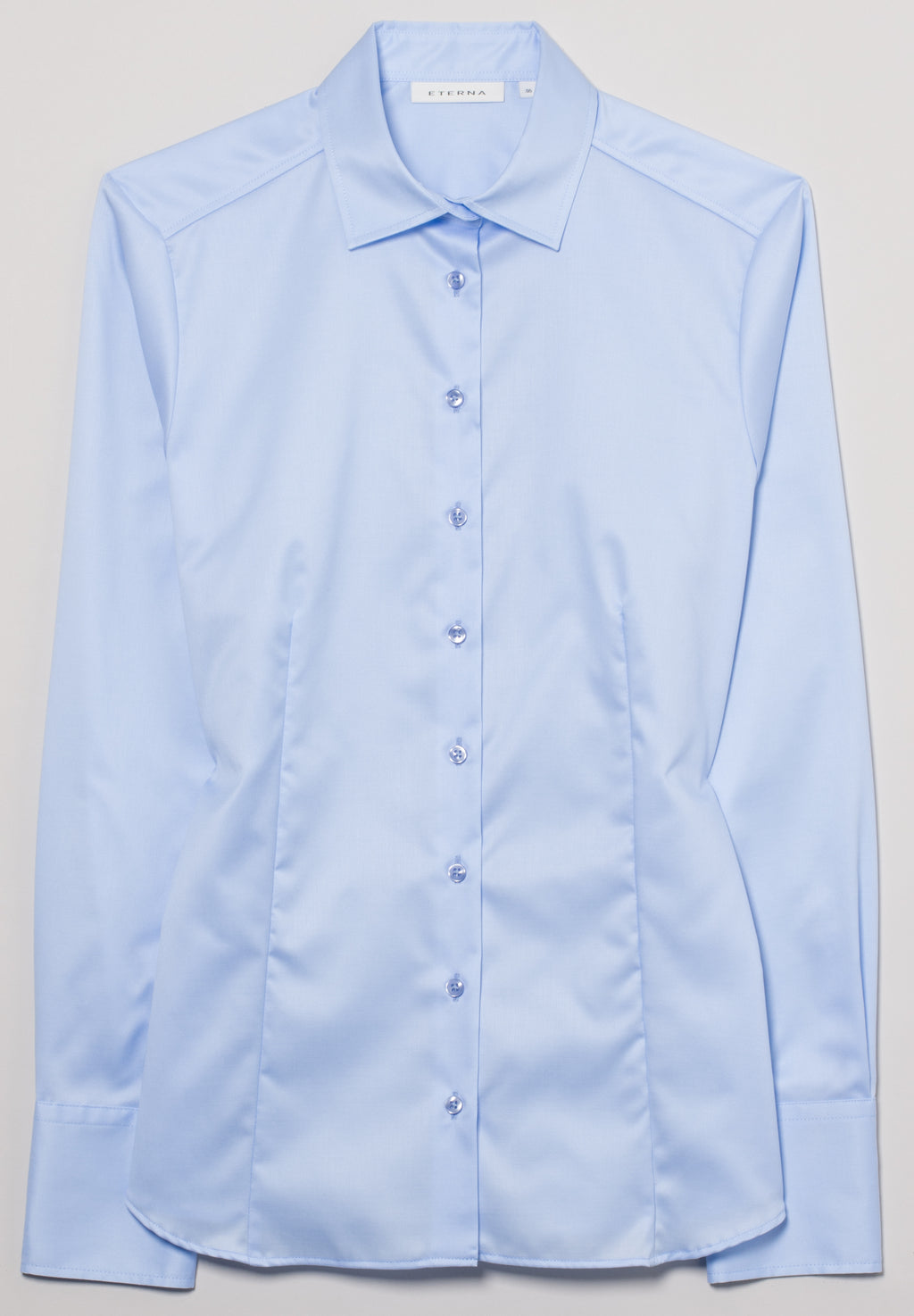 Blouses lange mouw blauw ETERNA