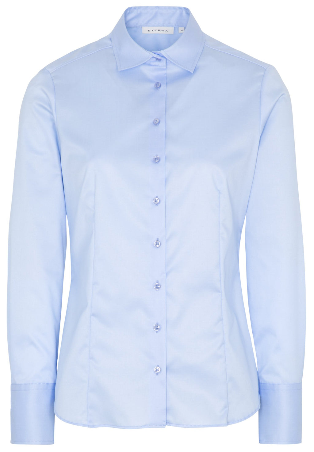Blouses lange mouw blauw ETERNA