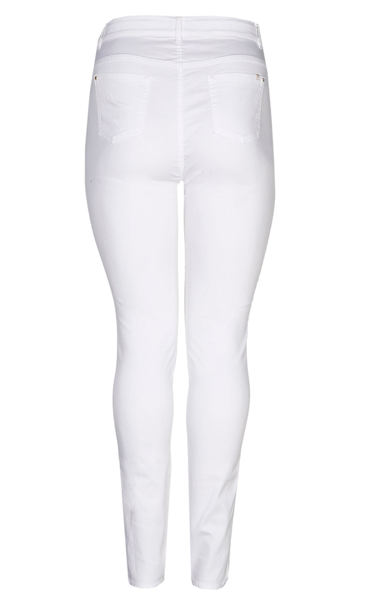 Jeans wit Xandres Gold