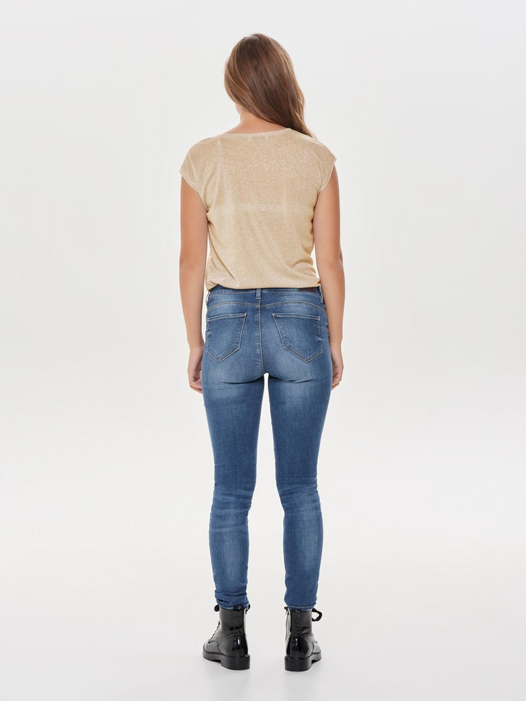 T-shirts korte mouw beige ONLY