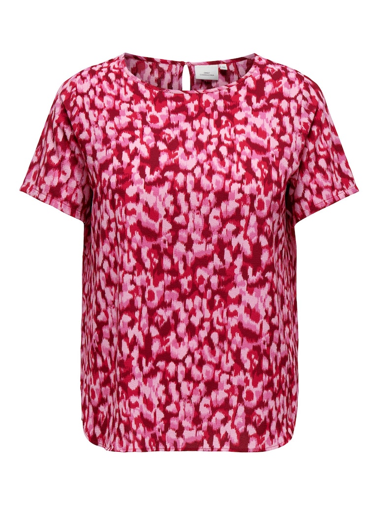 Blouses korte mouw rood ONLY Carmakoma