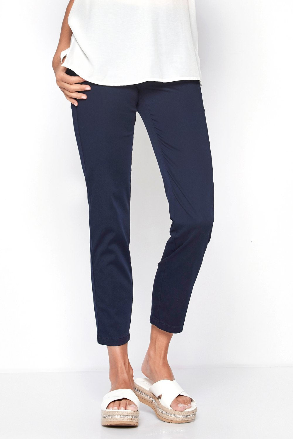 Enkelbroeken blauw TONI