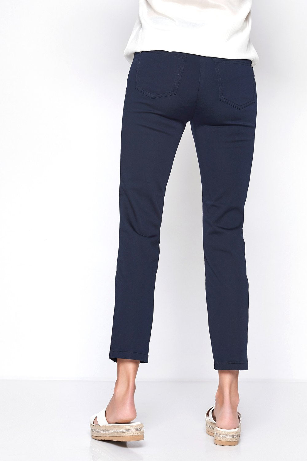 Enkelbroeken blauw TONI